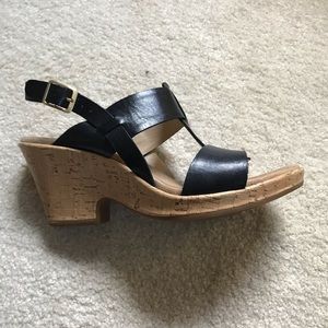 Black sandals Clarks